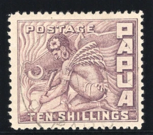 Papua 1932 10s violet very fine used. SG 144. Sc 108. - Picture 1 of 1
