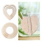 Essential Macrame Trimming Tool Set for Craft Enthusiasts 3pcs Wooden Molds