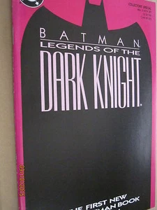 1989 DC COMICS BATMAN: LEGENDS OF THE DARK KNIGHT #1 PINK COVER - Picture 1 of 8