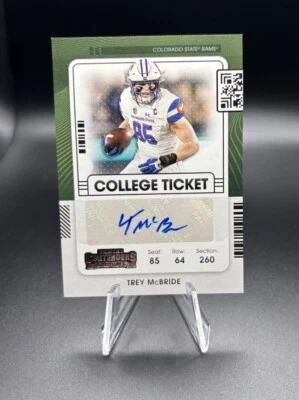 2022 Contenders College Ticket Auto Trey McBride Colorado State Cardinals Auto - Image 1 of 2