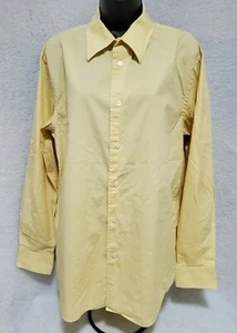 Express Design Studio Mens Shirt Size L Large Yellow - Picture 1 of 12