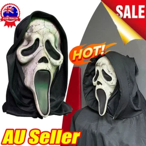 Scary Killer Evil Demon Resin Masks Horror Scream Face Ghost House Mask OD - Picture 1 of 14