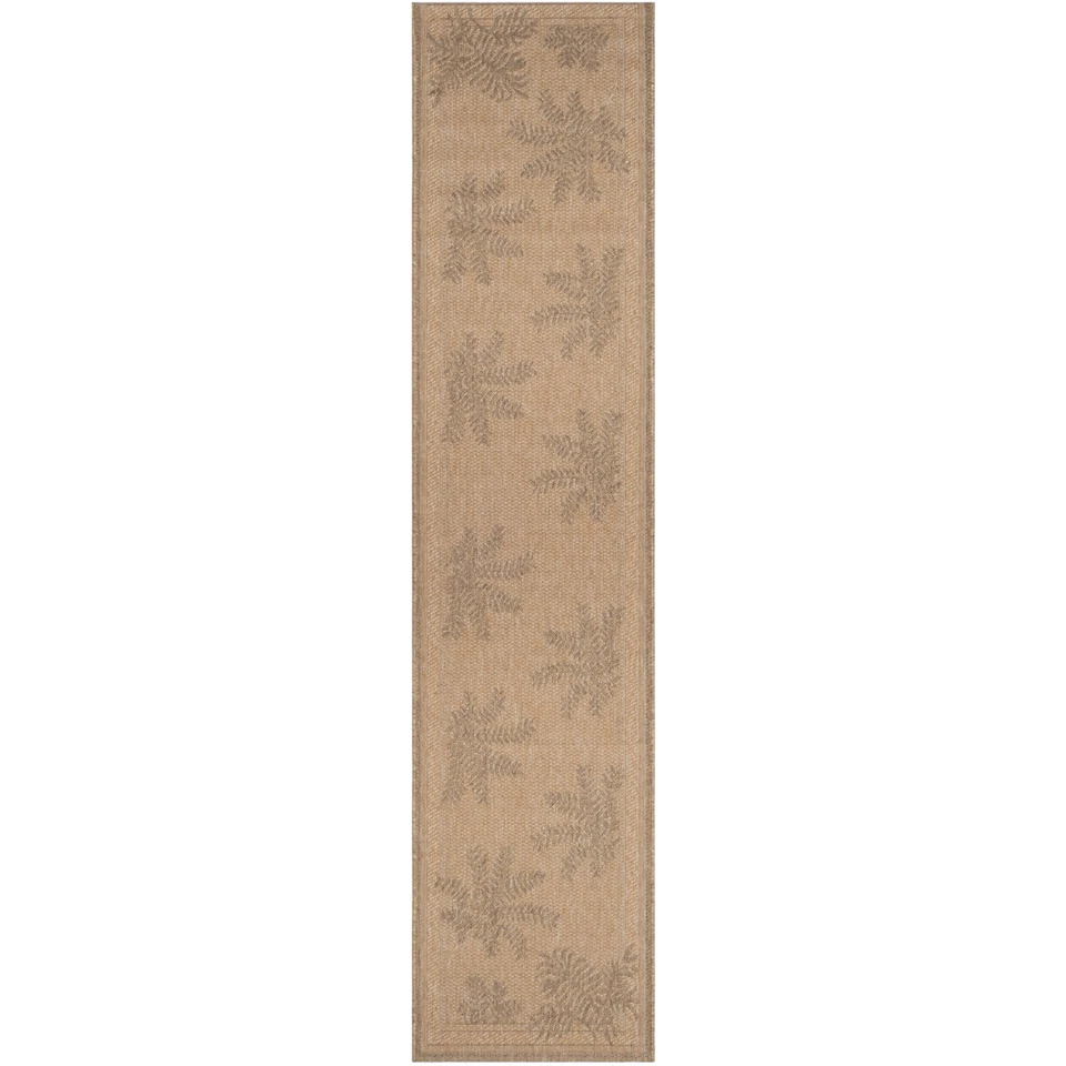 Safavieh CY6683-39 Courtyard Indoor / Outdoor Natural and Gold Power Loomed Poly 2