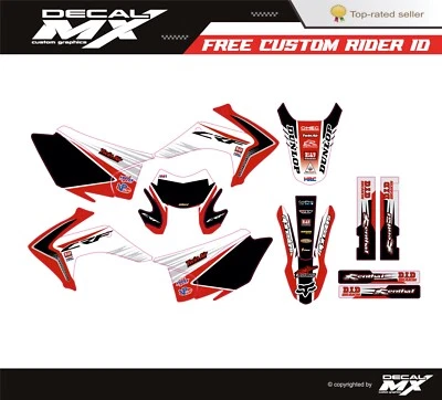 Se adapta a HONDA CRF150F CRF230 (2015, 2016, 2017, 2018, 2019, 2020) kit gráfico crf Foto 1 de 2
