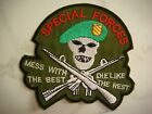 US SPECIAL FORCES MESS WITH THE BEST DIE LIKE THE REST, VIETNAM WAR PATCH