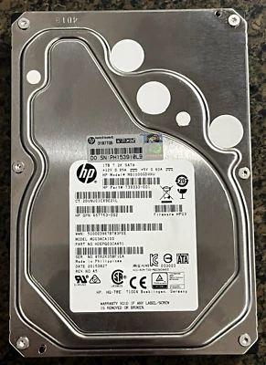 HP MB1000GDUNU 739333-001 1TB 7.2K RPM 3.5" SATA Hard Drive - Image 1 of 3