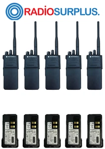5 x Motorola XPR7350E VHF Radio AAH56JDC9WA1AN, PMAD4147 Antenna, PMNN4543 Batte - Picture 1 of 4