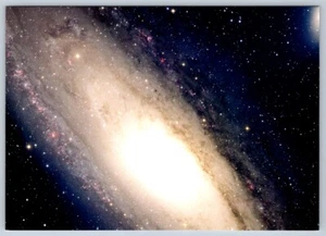 Galaxia de Andrómeda, M31, fotografiada por telescopio de 0,9 m en Kitt Peak, postal de Arizona - Imagen 1 de 2