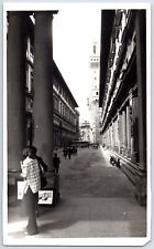 Old buildings, cathederal, France, 1960s Vintage 8" x 5" B&W photo