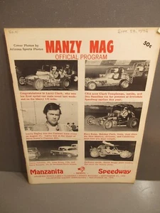 Manzy Mag Manzanita Speedway Program 1974 - Imagen 1 de 1