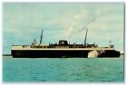 c1960s City Green Of Bay Modern Oil Burning Carferry Carry Freight Cars Postcard
