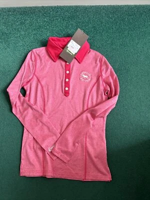 Arianne Cavello Pink Long Sleeved  Polo Shirt Size 8 - Image 1 of 3
