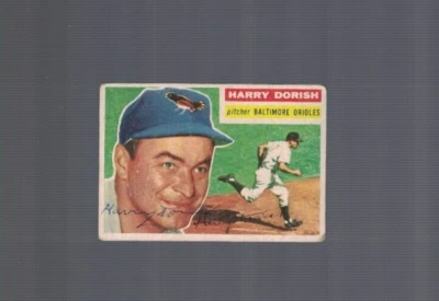 Harry Dorish Baltimore Orioles 1956 Topps Signed Baseball Card W/Our COA - Image 1 of 2