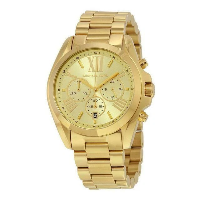 Michael Kors Bradshaw 42mm Gold-Tone Stainless Steel Women's Wristwatch
