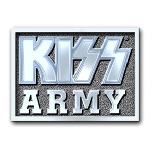 Kiss Army metal / enamel pin badge 30mm x 20mm Licensed product - Picture 1 of 1