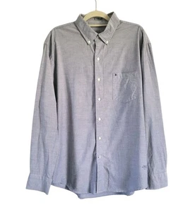 Camisa de plumón de agua salada IZOD para hombre XL azul algodón relajado clásico cambray - Imagen 1 de 8