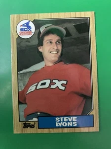 1987 Topps Tiffany Steve Lyons Chicago White Sox #511 - Picture 1 of 2