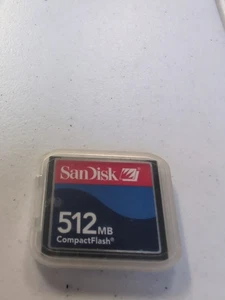 Sandisk 512MB Compact Flash CF CFI Memory Card For Nikon Canon Cameras - Picture 1 of 1