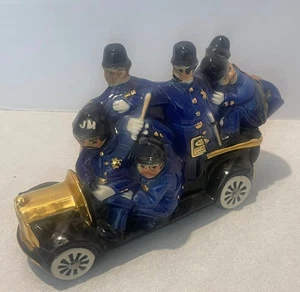COLLECTIBLE UNIQUE DECANTER BY EZRA BROOKS LIMITED "POLICEMENTS" VERY RARE - Picture 1 of 7