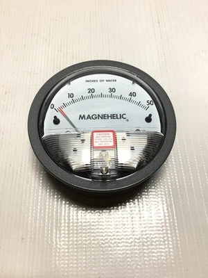 Dwyer Magnehelic A-27 Differential Pressure Gauge 1/8"NPT Max Press 15PSIG 10... - Image 1 of 4