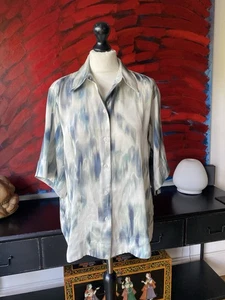 Oversized Funky Shirt Size S Women's Blouse Short Sleeves - Picture 1 of 10