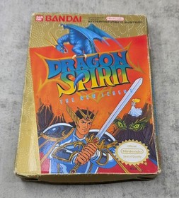 Dragon Spirit The New Legend Nintendo NES Bandai Complete, CIB, USA