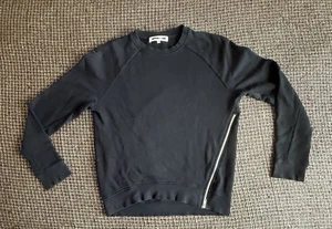 McQ Alexander McQueen Black Sweater Men’s Size S 100% Cotton Zipper Detail - Picture 1 of 24