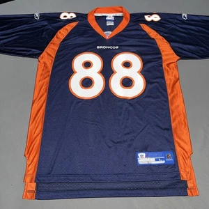 Reebok On Field Denver Broncos Jersey Men’s L Blue 88 Tiny Scheffler -4355 - Picture 1 of 15