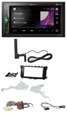 Pioneer MP3 DAB AUX 2DIN Bluetooth Autoradio für Nissan Altima 2013-2018 - Bild 1 von 4