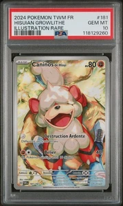 Pokemon Karte Hisui Caninos 181/167 PSA 10 Dämmerungsmaskerade DE - Bild 1 von 2
