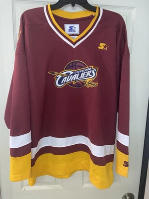 Cleveland Cavaliers Hockey Jersey Mens Size Large Starter Maroon NWOT - Image 1 of 3
