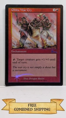 Ghitu War Cry Urza's Legacy Foil - Image 1 of 2