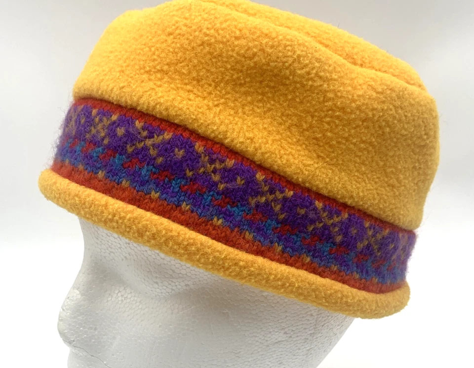 Gorro vintage Kootenay para mujer polar pastillero gorra amarilla Foto 1 de 4