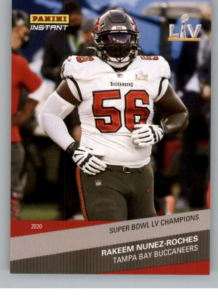 2021 Panini Super Bowl LV Champions Tampa Bay Buccaneers Trading Cards PFL - Image 1 of 1