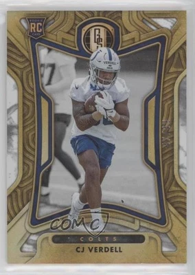 2022 Panini Gold Standard Rookies White Gold /49 CJ Verdell #150 Rookie RC - Image 1 of 2