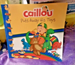 Caillou: PUTS AWAY HIS TOYS Paperback By J. SANSCHAGRIN - Picture 1 of 1