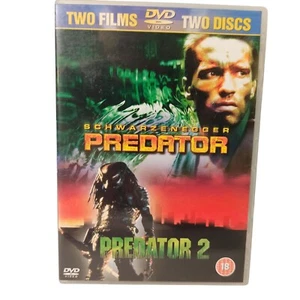 Predator 1 2 DVD Action Adventure Military Alien Chase Survival Hunter R2 VGC - Picture 1 of 15