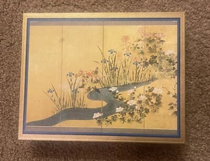 Vintage Caspari Handmade Accordion File Folder - Picture 1 of 6