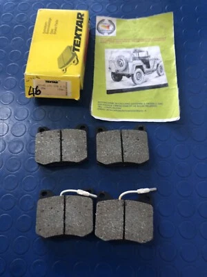 SERIE 4 PASTIGLIE ANTERIORE PEUGEOT 504 505 604 TALBOT TAGORA TEXTAR 20145 - Immagine 1 di 3