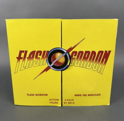 Boneco de ação NECA Flash Gordon vs Ming The Merciless pacote com 2 conjunto de colecionador - Imagem 1 de 4