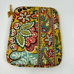 Vera Bradley Tablet Sleeve Zip Closure Retired Provencal 10 H x 8 W Yellow - Picture 1 of 10