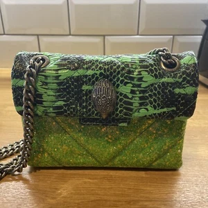 Kurt Geiger London Green Sequin Kensington Small Bag - Picture 1 of 7
