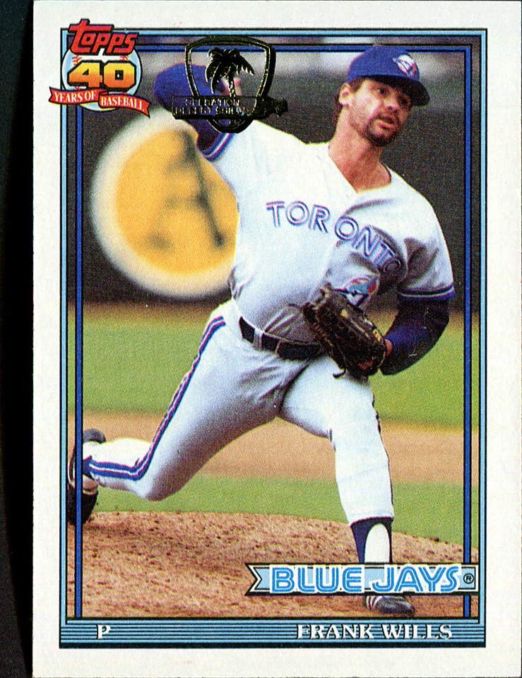 1991 Topps Desert Shield Frank Wills #213 - Image 1 of 1