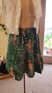 Vintage girls Holly Hobby skirt - elastic waist with bow - handmade - Picture 1 of 4