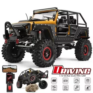 1/10 RC Double Pickup 4WD 4x4 Remote Control Rock Off Road Crawler Car Model RTR - Picture 1 of 21