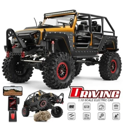 1/10 RC Double Pickup 4WD 4x4 Remote Control Rock Off Road Crawler Car Model RTR - Image 1 of 4