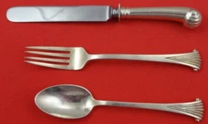 Onslow by Tuttle Sterling Silver Junior Set 3pc Knife Fork Spoon Heirloom - Picture 1 of 2