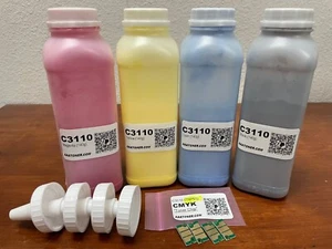 (140g x 4) Toner Refill for Konica Minolta Bizhub C3110 + 4 Chips (TNP51) !!! - Picture 1 of 6