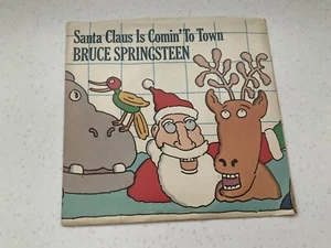 BRUCE SPRINGSTEEN Santa Claus Is Comin' To Town COLUMBIA USA Demo 7" AE71332 - Picture 1 of 4