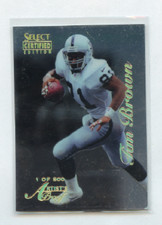 1996 SELECT CERTIFIED EDITION # 61 TIM BROWN , RAIDERS ARTISTS PROOF